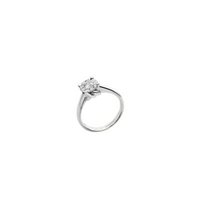 Ring Recarlo Woman Nodo D'Amore in White Gold Diamante XD988/015 - XD988/015
